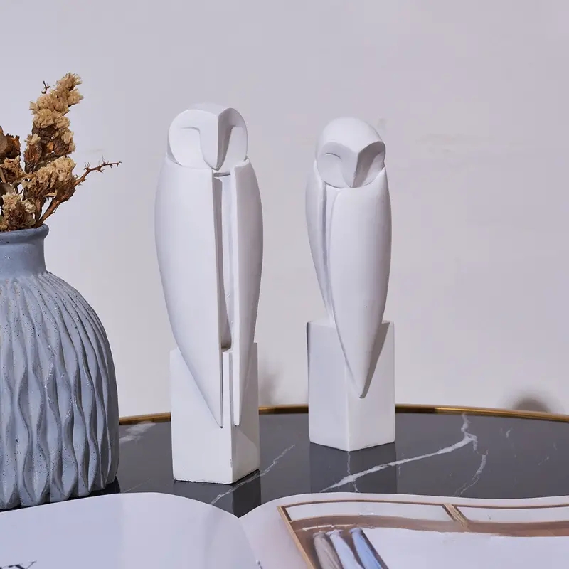 Minimalist Owll Statue Sculptu - огляд і ціна Home Decor On Sale