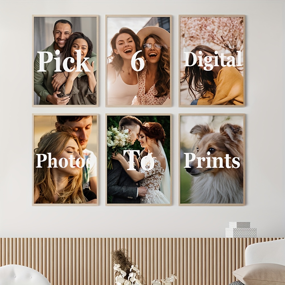 6pcs/set Custom Canvas Prints  - огляд і ціна Home Decor Foto