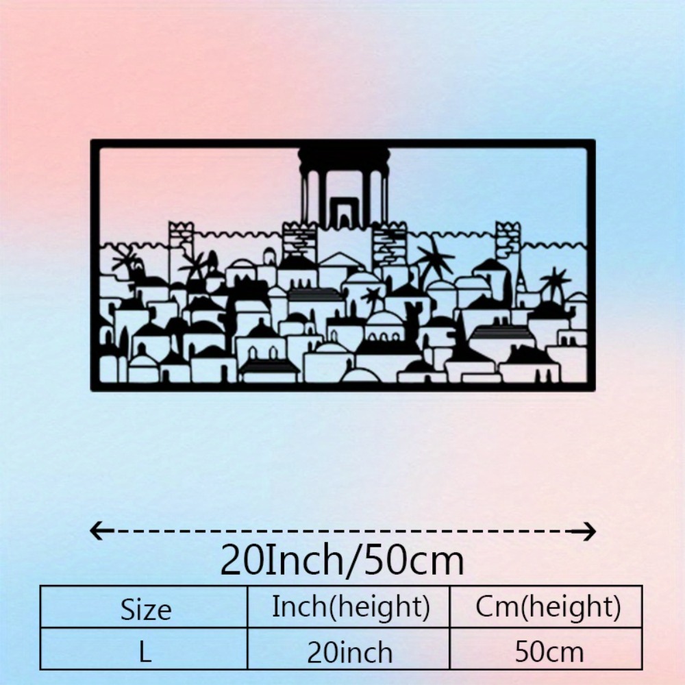 CIFBUY Metal Wall Art Jerusale - огляд і ціна Home Decoration
