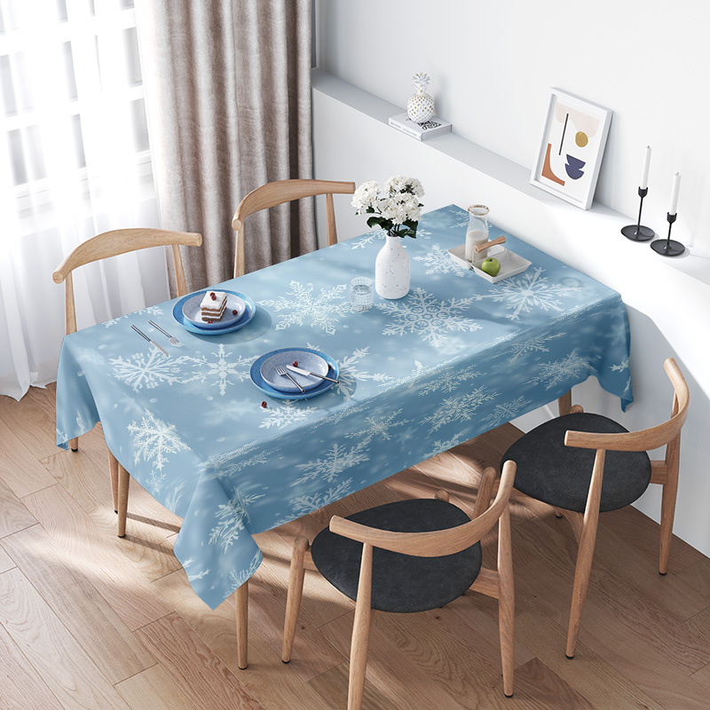 Snowflake Dining Tablecloth Wi - огляд і ціна Home Decor Online Shopping